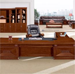 實木油漆大班臺——迪盛系列辦公桌H06D42,36,32