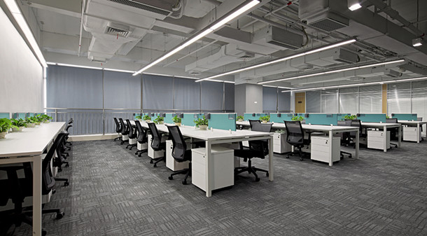 上海辦公家具品牌廠家:排隊網職員辦公區